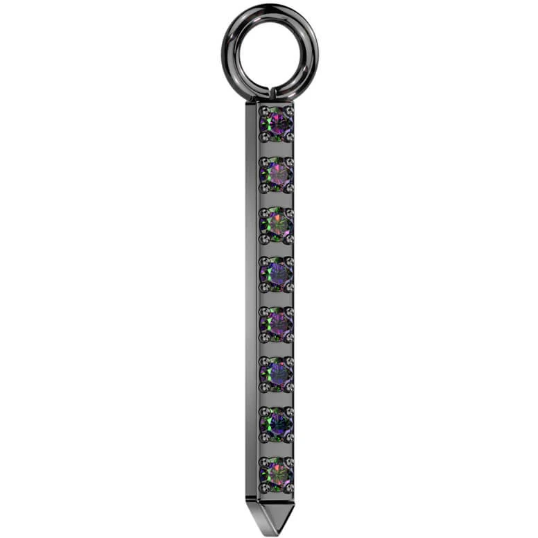 Titane Veste Pendentif Zircone - Image 4