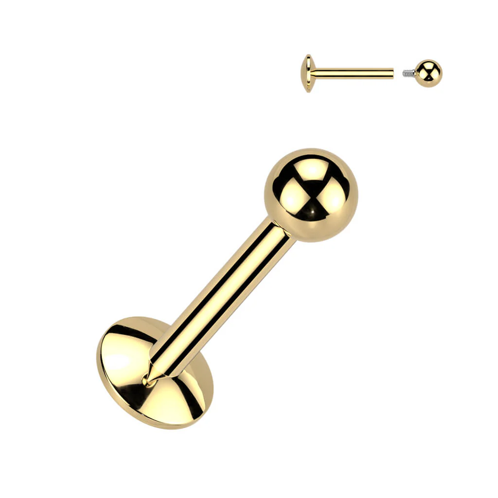 Titane Labret balle base de 4 mm Filetage Interne - Image 6