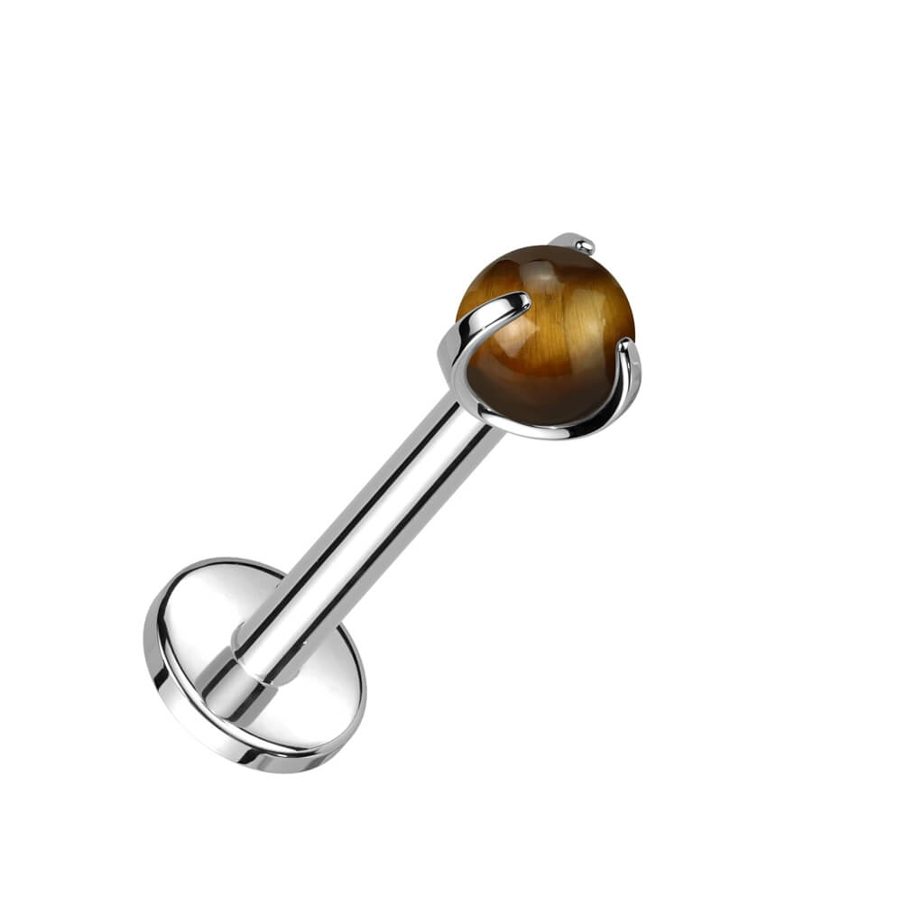 Titane Labret Pierre Semi-précieuse Filetage Interne - Image 8