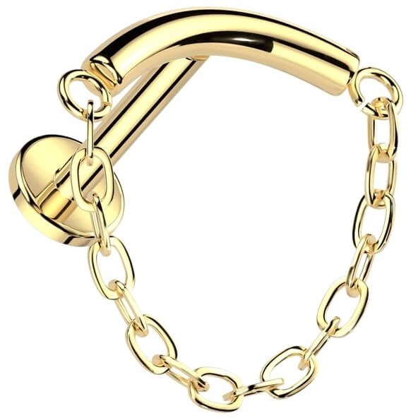 Titane Labret Chaine Filetage Interne - Image 3