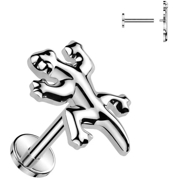 Titane Labret lézard gecko Filetage Interne - Image 4