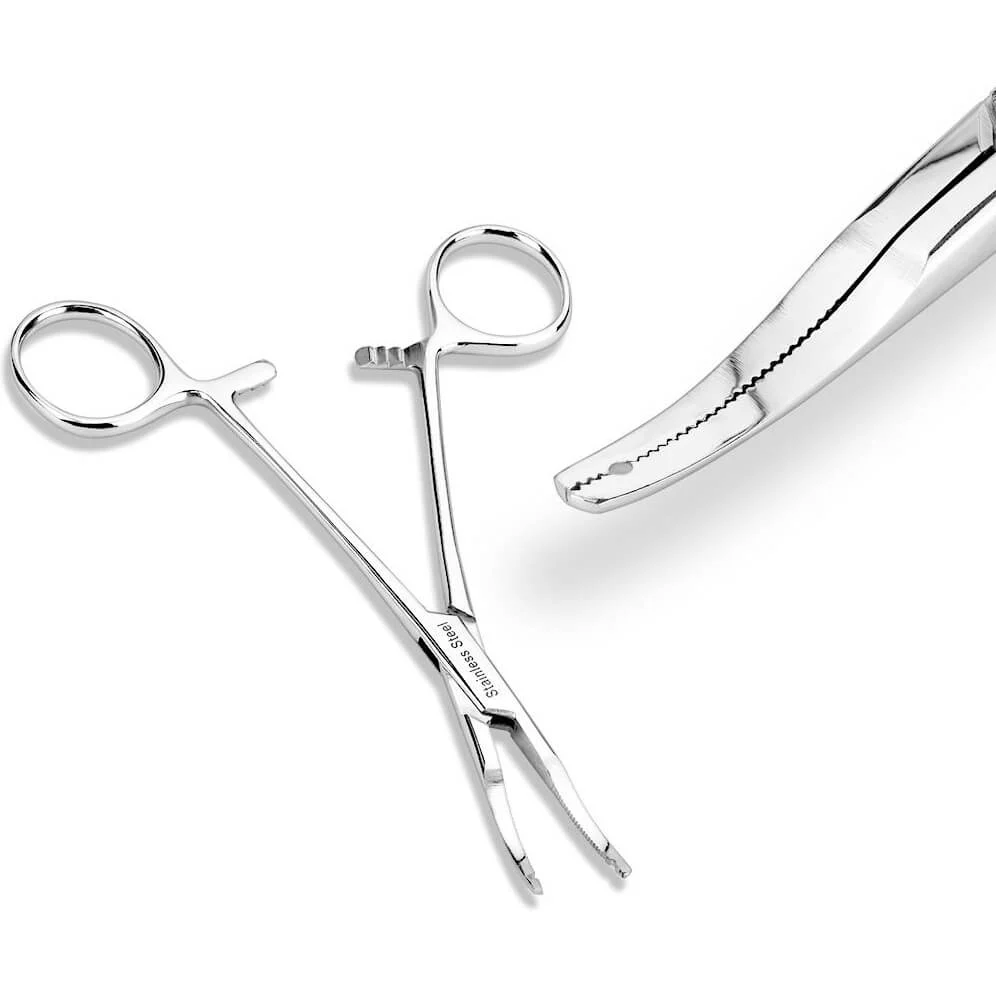 Outils Pince d’Ancrage Dermique Kelly avec pointe microfine en Acier Inoxydable