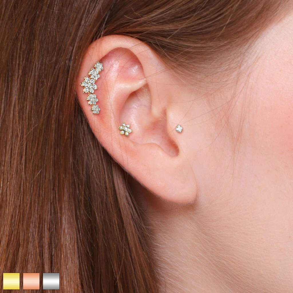 Labret Ensemble Zirconia, 3 morceaux - Image 3