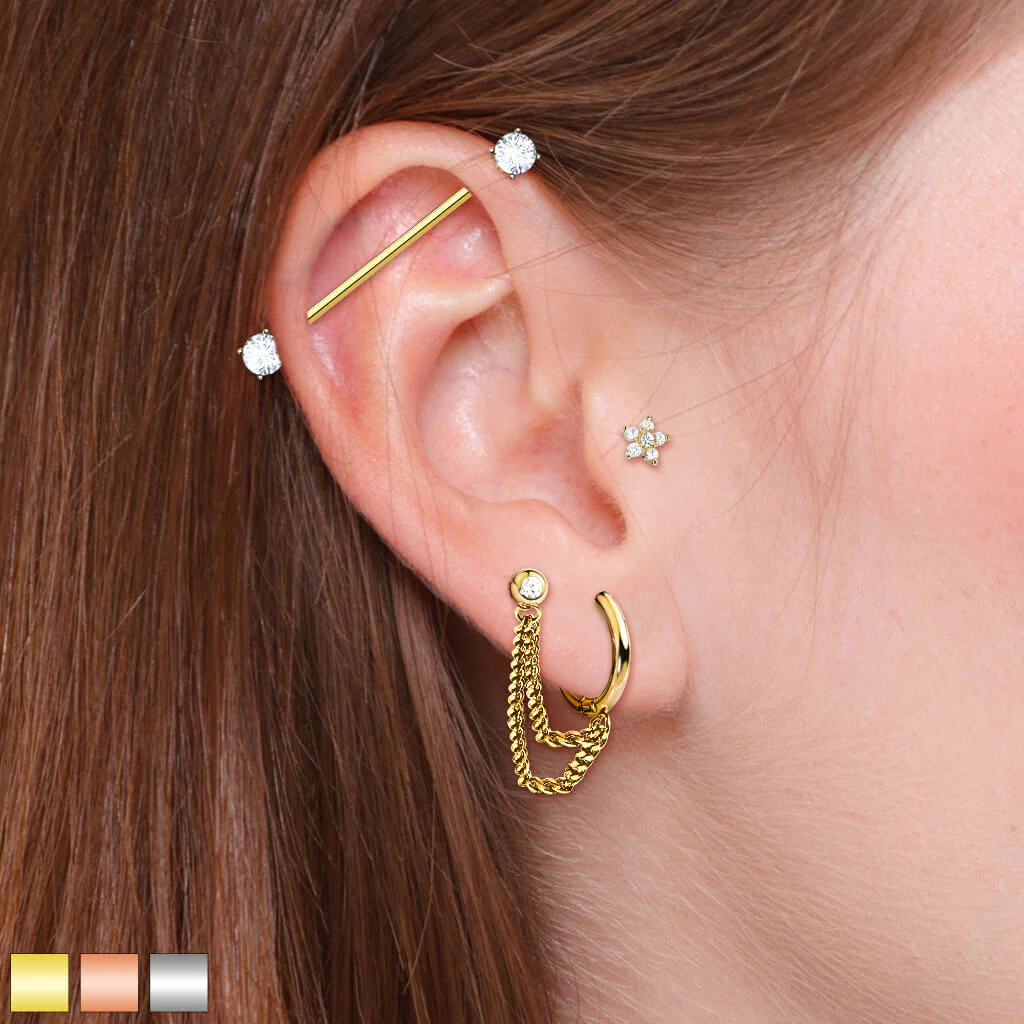 Pack Économique Ensemble Labret Barbell Industriel, 3 morceaux - Image 2