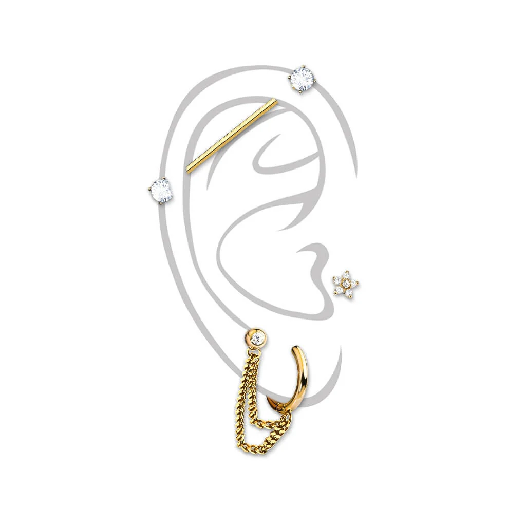 Pack Économique Ensemble Labret Barbell Industriel, 3 morceaux - Image 3