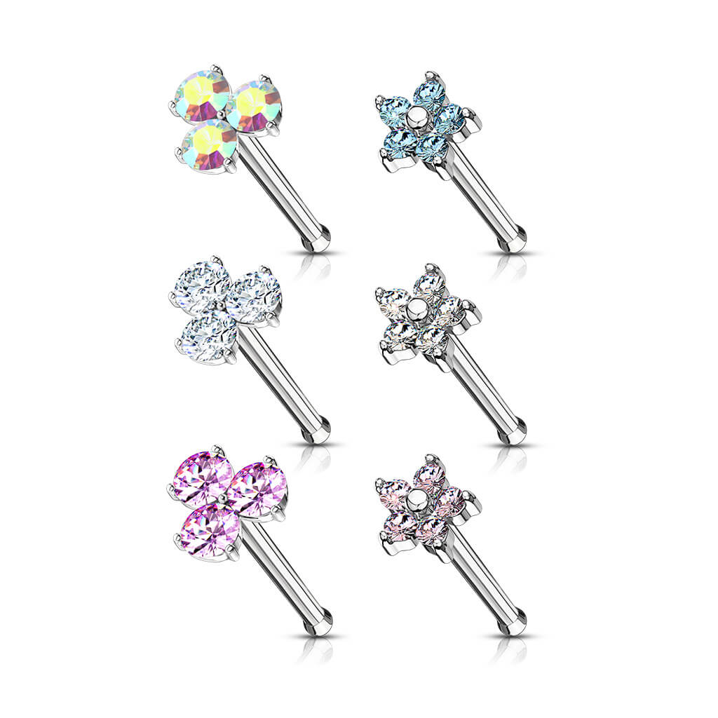 Nez Clou à Nez Pack Zircone, 6 morceaux - Image 2
