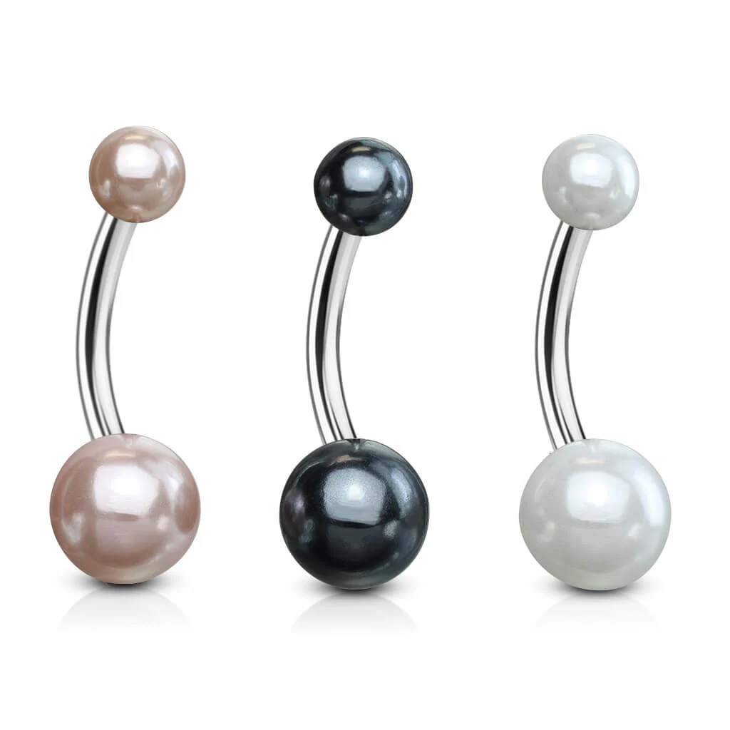 Piercing Nombril Perles, 3 morceaux - Image 2