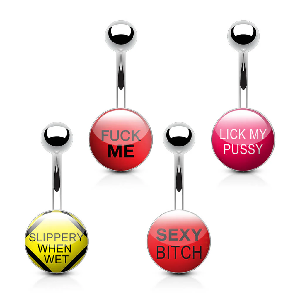 Piercing Nombril Pack Logo, 4 morceaux - Image 2