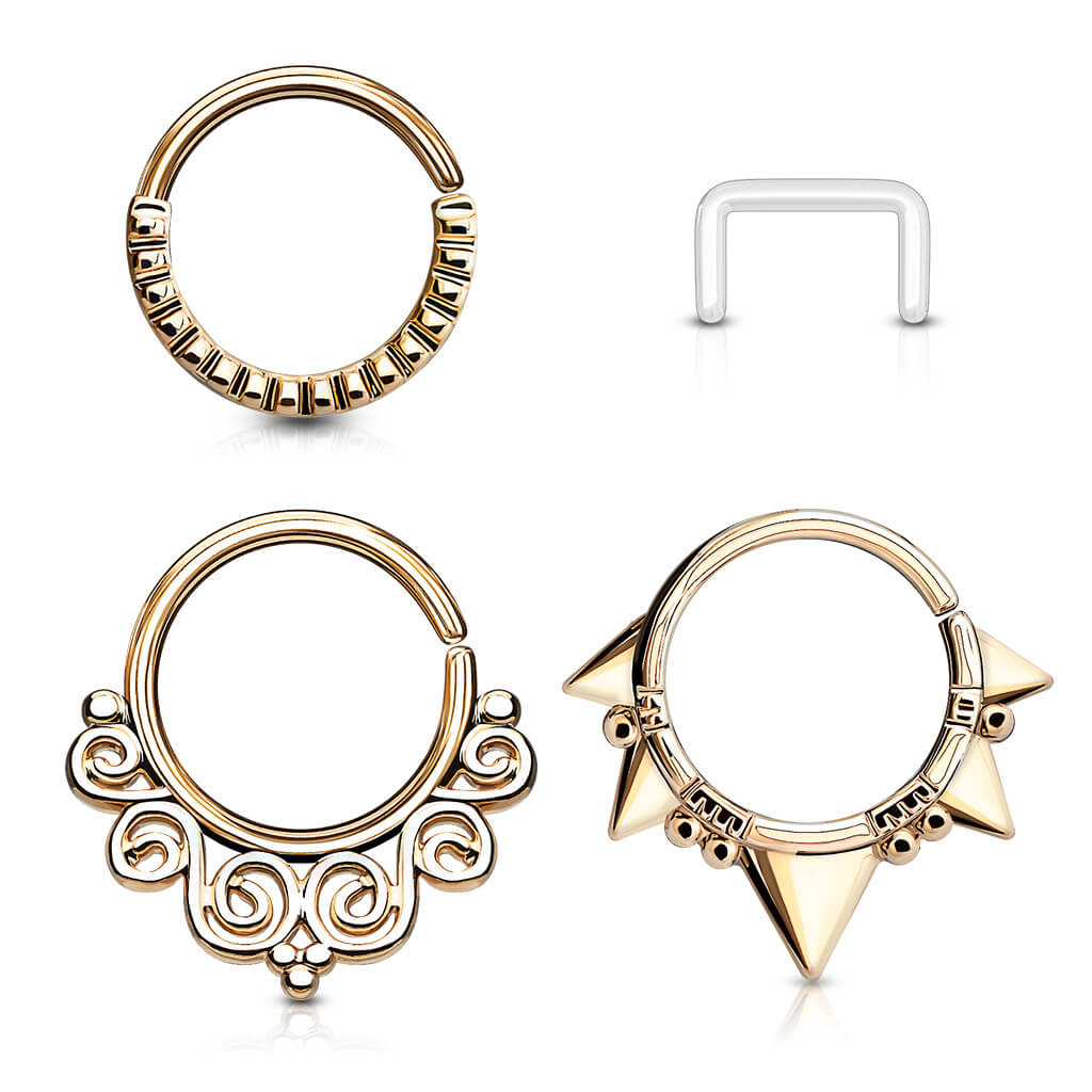 Septum Pack Anneau de Maintien  Pliable, 3 morceaux - Image 6